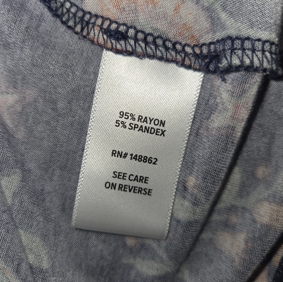 Floral Navy Dress. Torrid Size 00 - Picture 10 of 10